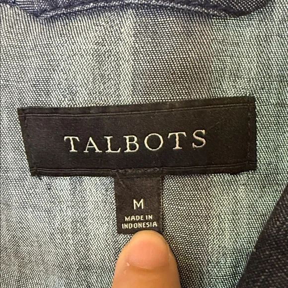 Talbots Dark Blue Utility Jacket for Women - Picture 2 of 4